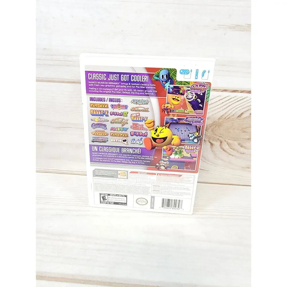 Namco Museum Megamix (Nintendo Wii, 2010) Tested & Working CIB Complete
